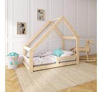 NeedSleep® House bed with barrier 70x140 cm - asymmetric