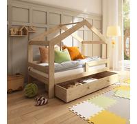 Need Sleep lit cabane Enfant 90x180 cm avec tiroir symétrique