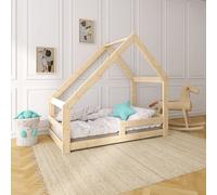 NeedSleep® House bed with barrier 70x140 cm - asymmetric
