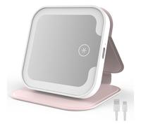 NEEWER ENTRY LEVEL VERSION 4,4'' Miroir de Maquillage éclairé avec Lumière LED, Miroir de Courtoisie Portable & Pliable, Batterie Lithium-ion 300mAh/3 Modes CCT pour Selfie Blogueur Beauté TikTok,N27