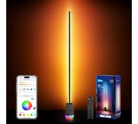 NEEWER NF06 Lampadaire Intelligent LED,1500lm RGBCW, éclairage d'Angle sur Pied,Compatible avec Google Assistant Alexa,App/AI,Musicale,16 Millions de Couleurs d'éclairage d'Ambiance,pour Salon Chambre