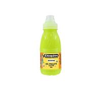 NEFERTARI - Peinture - gel à base d'eau - jaune néon pailleté - 250 ml