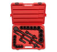 Neiko 02379 une prise de 3/10,2 cm Drive Impact Set, SAE, CR-V (21 pièces)