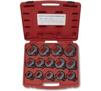 Neiko 03325A Jeu de clés SAE Crowfoot à entraînement 1/2", taille Jumbo, Cr-Mo, 1-1/16" - 2" | Lot de 14 pièces