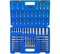 Neiko® 10287A Douille Torx extra longue et Douille Torx externe profonde | Jeu de 60 pièces | Acier S2 et Cr-V