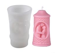 NEIQIUWING Hugging Couple Silicone Candle for mold - Heat-Resistant DIY Kit for Romantic Gifts & Home for Decor (Style B)