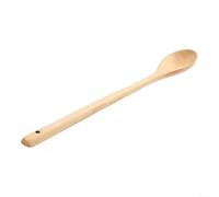 NEIQIUWING Longue cuillère en bois massif pour aliments chauds et sauces, louche profonde pour mélanger en fonte, ustensile de cuisine résistant à la chaleur sans dommage (kaki)