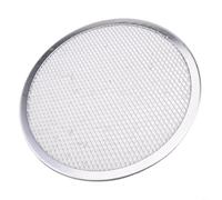 NEIQIUWING Pelle à pizza en maille d'aluminium - 30 cm - Plaque de cuisson anti-adhésive pour four à pizza, grill Crusty Bake (25,4 cm)