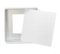 NEIQIUWING Plaque de cuisson carrée avec fond amovible en alliage d'aluminium pour des bords propres et une présentation professionnelle lors de la décoration de gâteaux de 10,2 à 25,4 cm de diamètre