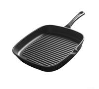 NEIQIUWING Poêle grill carrée en fonte avec rainures pour steak, viande, légumes, passe au four
