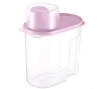 NEIQIUWING Récipient de conservation en plastique pour aliments secs avec verre doseur, distributeur de bec pour céréales, riz, farine, sucre, boîte d'organisation de cuisine hermétique, capacité de