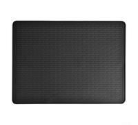 NEIQIUWING Tapis de protection en silicone résistant à la chaleur Lavable pour vitrocéramique Induction 71 x 51 cm (noir)