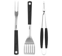NEKA Lot de 3 ustensiles de barbecue avec manches en TPR