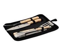 Set de 4 ustensiles pour barbecue avec sac de transport