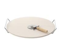 NEKA Pierre à pizza 33 cm avec roulette