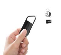 NekSide Enregistreur vocal portable de 128 Go avec DSP 3.0 avec suppression intelligente du bruit, 3200 heures de stockage du son, enregistreur audio HD pour réunion/entretien/voyage