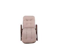 Nella chaise longue avec coussin de jardin noyerReproduction.