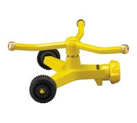 Nelson Three-Arm Carreaux Spray Whirling Arroseur avec Base de Roue en métal 50231