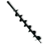 NEMAXX® B80 Tête Tarière Ø80mm 800mm Acier Mèche Hélicoïdale Rechange pour Tarière Sol Poteaux Clôtures, Fixation Boulon Transversal in oulon+Goupille, Compatible EB52, Pas Perceuses Électriques