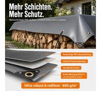 NEMAXX® Bâche 300x500 cm – Imperméable, 650 g/m², Bleu