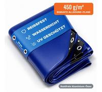 NEMAXX® Bâche de protection 500x500 cm – Imperméable, 450 g/m², Bleu