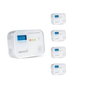 NEMAXX® CM18 Détecteur de Monoxyde de Carbone CO avec Écran LCD, Alarme 85 dB, Capteur Électrochimique, EN 50291-1:2018, Bouton Test, 10 Ans, Lot 5