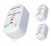 NEMAXX® M10 Mini Détecteur CO Lot 3 – Détecteur monoxyde de carbone intérieur, batterie intégrée, capteur électrochimique, alarme 85 dB, EN 50291-1