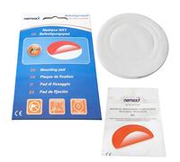 NEMAXX® Pad de Fixation Détecteur de Fumée Ø 80 mm - Adhésif Original 3M High-Tack - Installation sans Perçage/Outils - Plafond/Mur - pour Détecteurs de Fumée, Incendie, CO et Thermiques - 10 Pièces