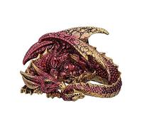 Nemesis Now Aaden U5289S0 Figurine Dragon au Repos Rouge et doré 10,2 cm