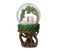 Nemesis Now Anne Stokes Boule à Neige en Forme de cœur Vert 21 cm
