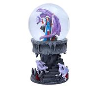 Nemesis Now Anne Stokes Dragon Mage Boule à Neige en polyrésine Violet 18,5 cm