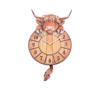 Nemesis Now Horloge murale B3507J7 Highland Tickin MDF Rouge 25 cm