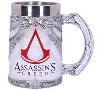 Nemesis Now Chope Assassin's Creed – Résine et acier inoxydable – sous licence officielle – Blanc