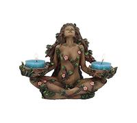Nemesis Now Balance of Nature Bougeoir en Forme d'arbre féminin Marron 19 cm
