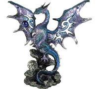 Nemesis Now Blue Dragon Protector Indifférent Statuette Multicolore Polyrésine