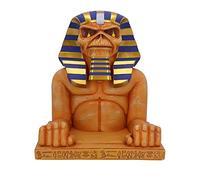 Nemesis Now Boîte de Buste Iron Maiden Powerslave sous Licence Officielle, Orange, 28 cm