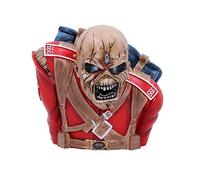 Nemesis Now Boîte de buste Iron Maiden The Trooper sous licence officielle Rouge Taille S 12 cm