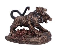 Nemesis Now Cerbère Le Chien à Trois têtes d'Hadès, résine, Bronze, Ornement détaillé de cerburus, Figurine de mythologie Grecque, coulée dans la résine la Plus Fine, Finition en Bronze