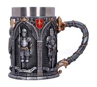 Nemesis Now Chope à serment de Chevalier Latin, Argent, 15,3 cm
