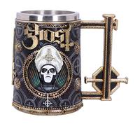 Nemesis Now Chope en résine « Papa Emeritus III » Acier inoxydable B4857P9