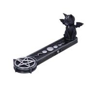 Nemesis Now Cult Cuties Malpuss Porte-encens Noir 24 cm