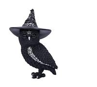 Nemesis Now Cult Cuties Owlocen Grande Figurine de Chouette en résine Noir 30 cm