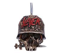 Nemesis Now Décoration à Suspendre en Forme de crâne Slayer 8 cm, Bronze, résine, Produit sous Licence Officielle, Motif tête de Mort, moulé en résine, Peint à la Main avec Soin