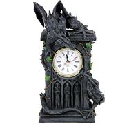 Nemesis Now Duelling Horloge Dragons 26 cm Polyrésine Gris