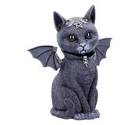 Nemesis Now Figurine Chat Malpuss Ailé Noir 24 cm
