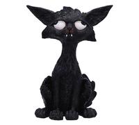 Nemesis Now Figurine de Chat Noir fantaisiste en résine de 20 cm - Figurine de Chat Noir Idiot - Cadeau de Collection - Moulé dans la résine la Plus Fine - Peint à la Main