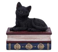 Nemesis Now - Figurine De Collection Chat Noir Et Boîte À Sortilèges 11.7cm