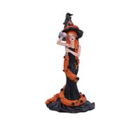 Nemesis Now – Figurine Sucre Cannelle et épices – Sorcière rousse 23,5 cm résine Noir/Orange