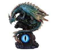 Nemesis Now Forest Seer Figurine de Dragon Bleu en résine 16 cm, U6697A24