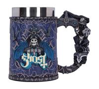 Nemesis Now Ghost Papa Emeritus Evolution Chope en résine 15,5 cm Produit officiel Ghost Chope Ghost Band Tasse à bière moulée dans la meilleure résine peinte à la main